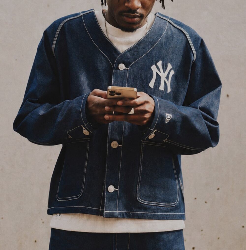 New Era - New York Yankees MLB Denim Jacket Subway Series NWT L